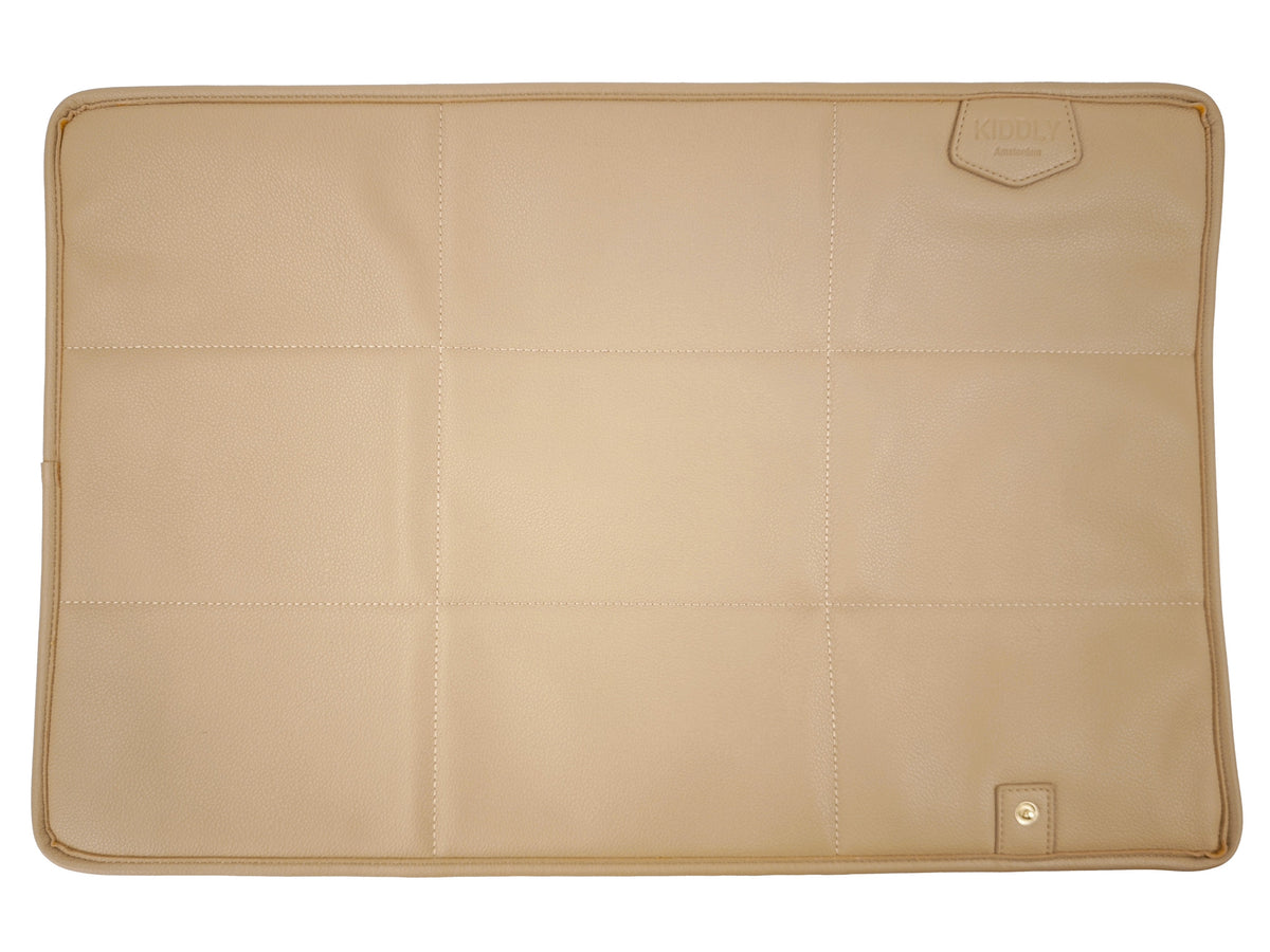 Diaper Bag - Leather Beige