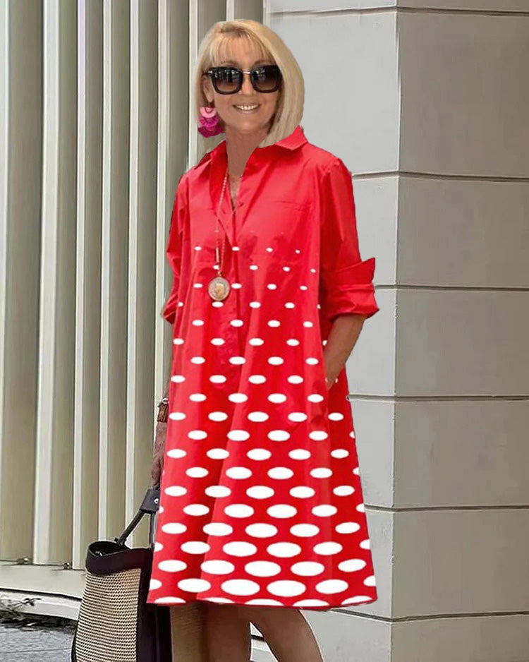 Aisling – Printed Boho Midi Dress