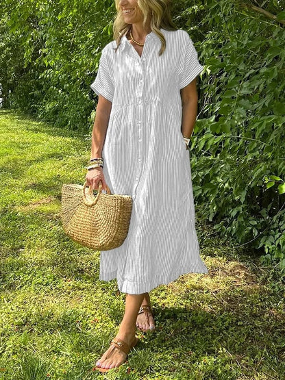 SASSY | ELEGANT STRIPED DRESS