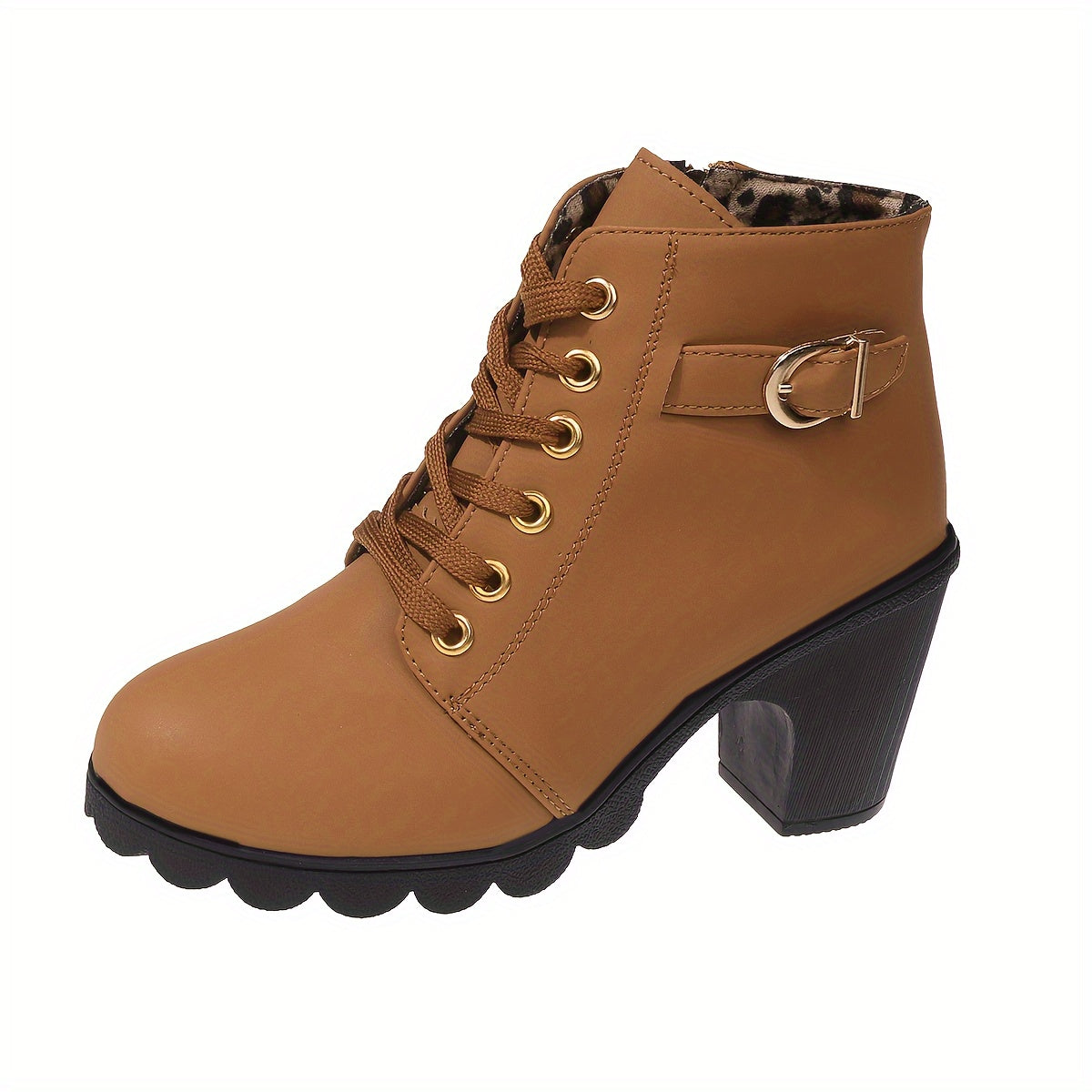 Riley – Heeled Side Zipper Ankle Boots