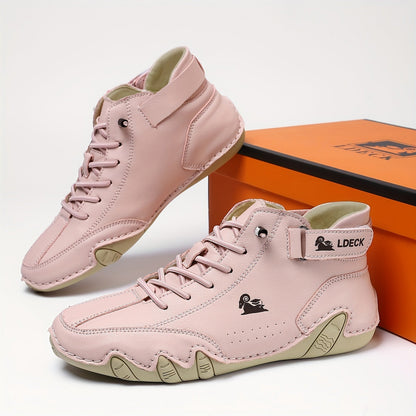 Grace – High-Top Lace-Up Trainers