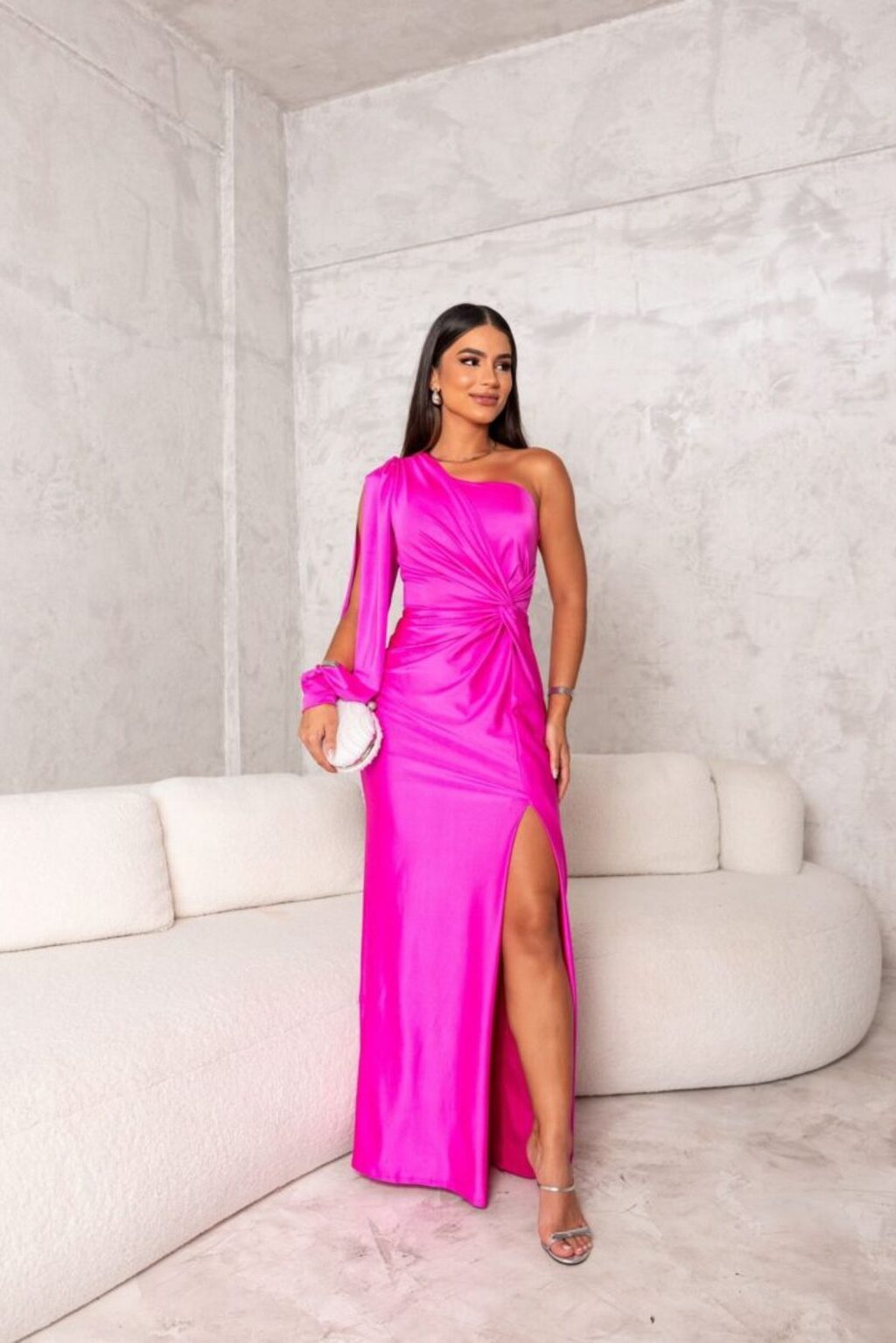 Anna - Elegant Silhouette Dress