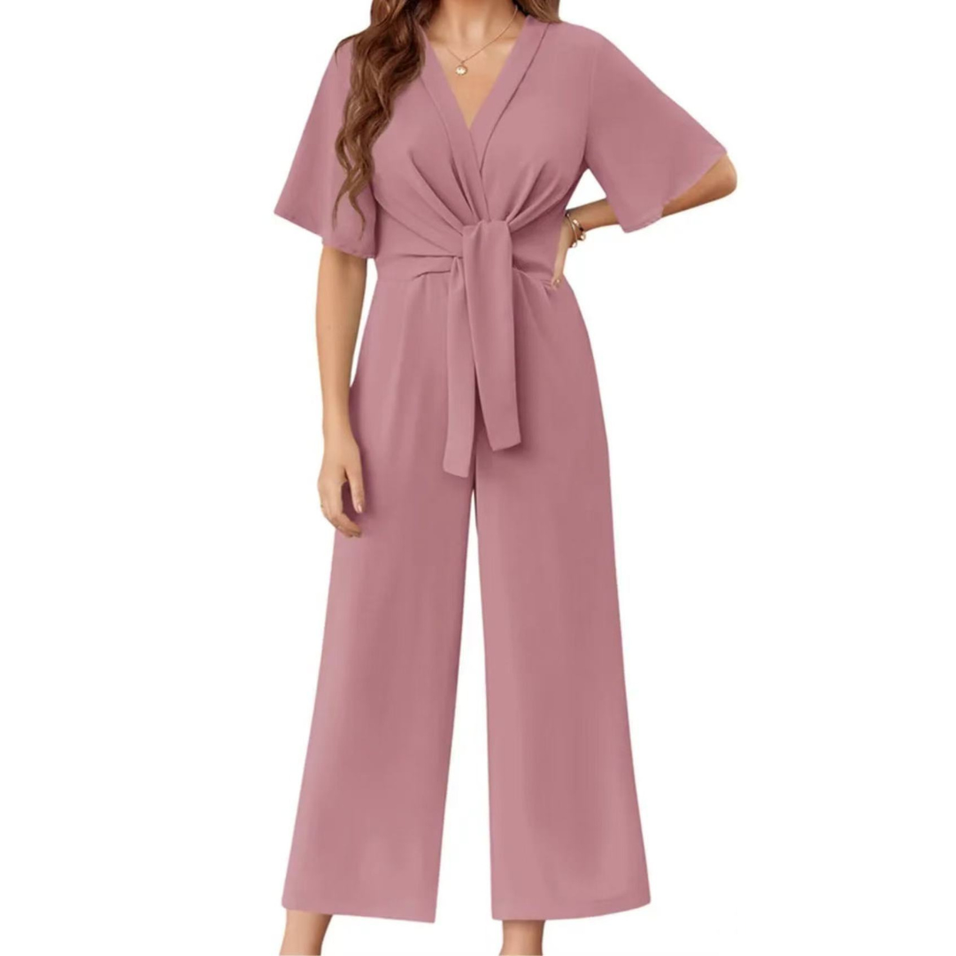 EIRA™ - Elegant Summer Tie Knot Jumpsuits
