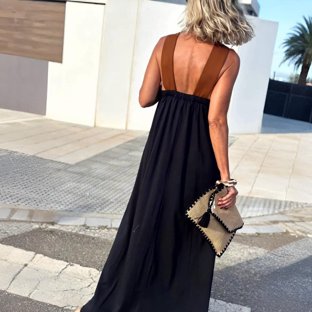 Adelina – Halter Maxi Dress
