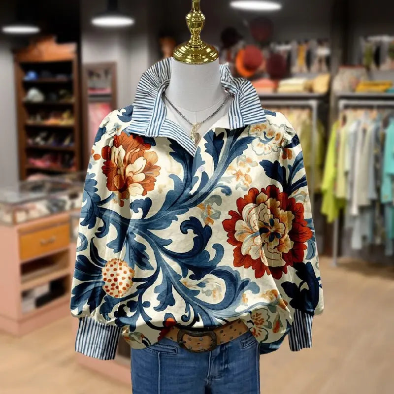 Serenity – Vintage Floral Blouse