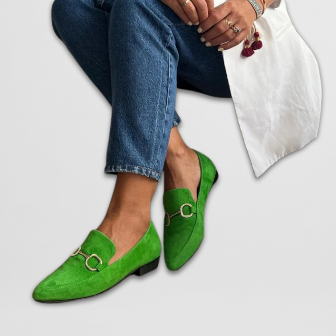 Lorette | Colorful and elegant boho loafers