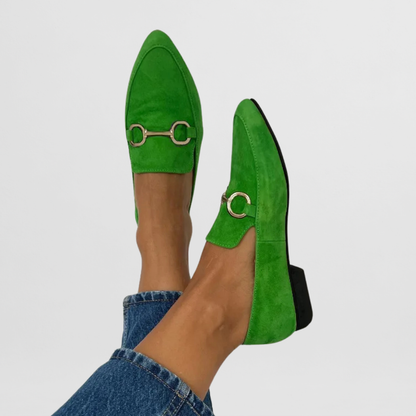 Lorette | Colorful and elegant boho loafers
