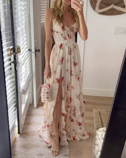Sonja - Midi Dress With Floral Pattern