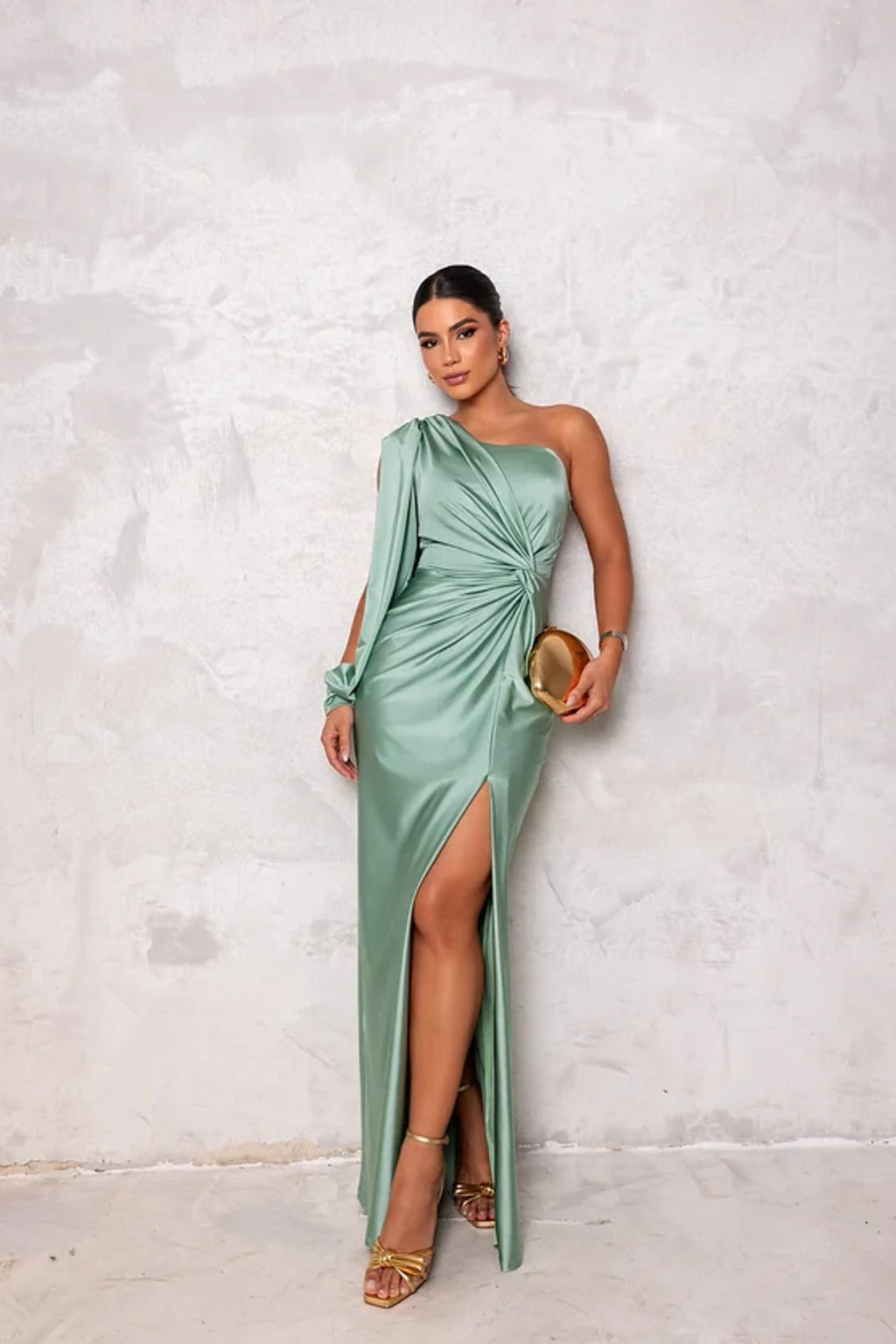 Anna - Elegant Silhouette Dress