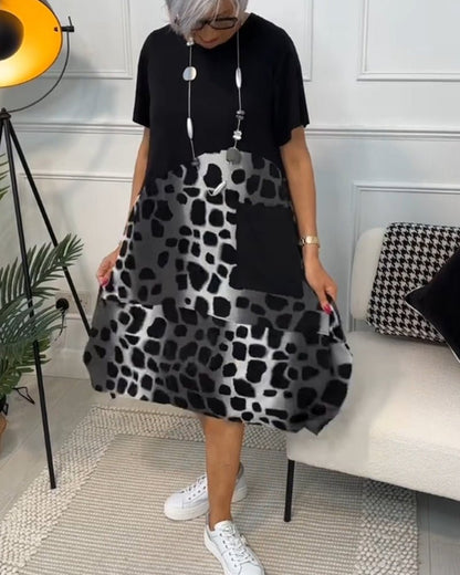 Alouette – Printed Boho Midi Dress