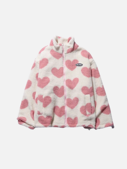 Double-sided Heart Jacket for Women