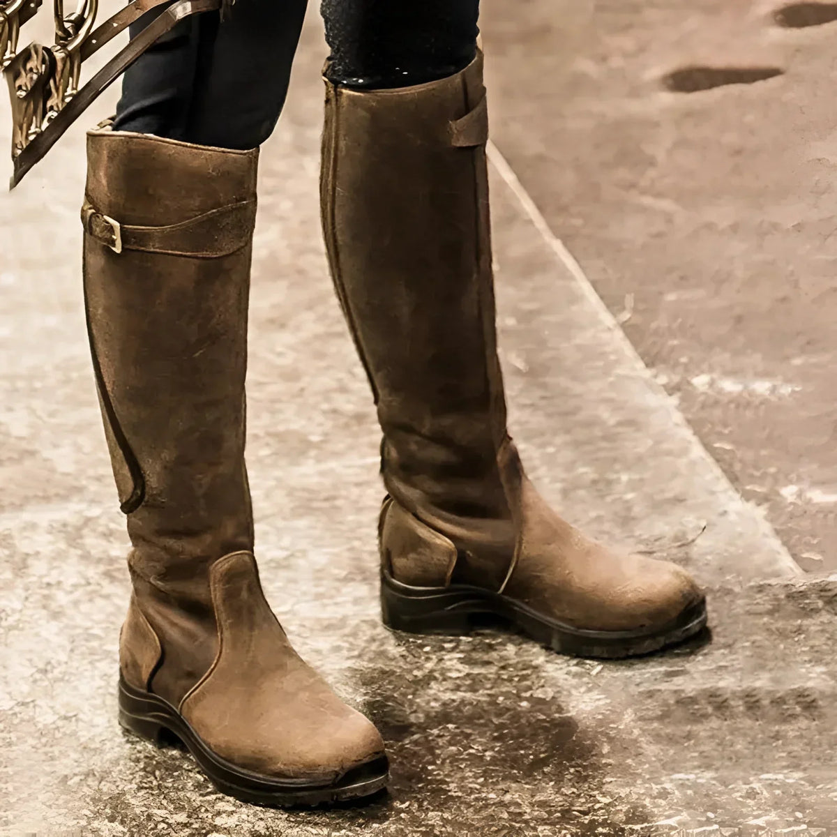 Arctic – Vegan Leather Riding Snow Boots