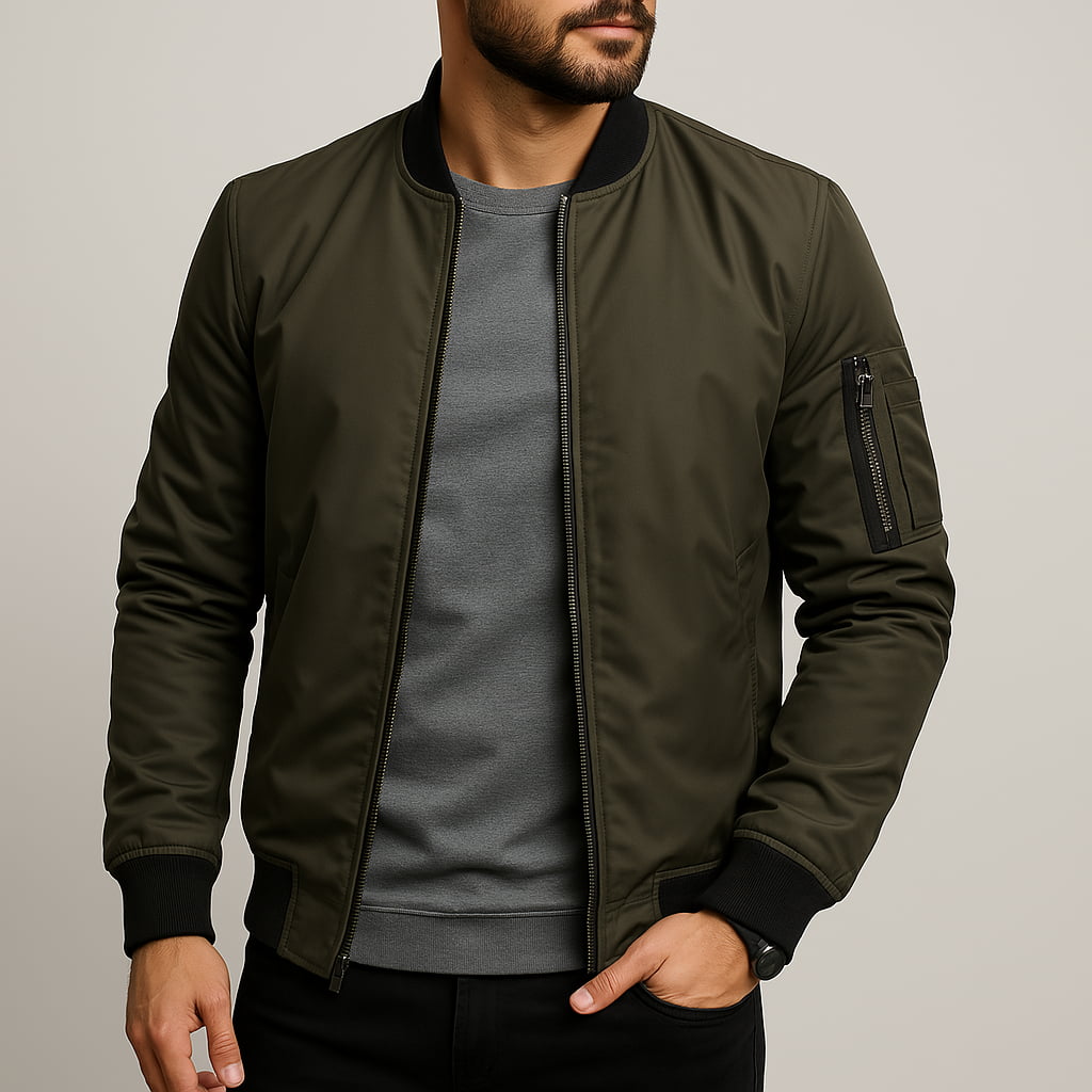 Jacob – Zip-Up Bomber Jacket