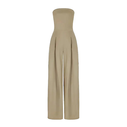 Malene – Strapless Wide-Leg Jumpsuit