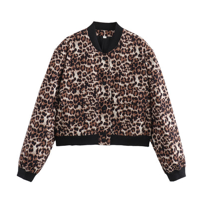 Miley – Cropped Utility Bomber Jacket