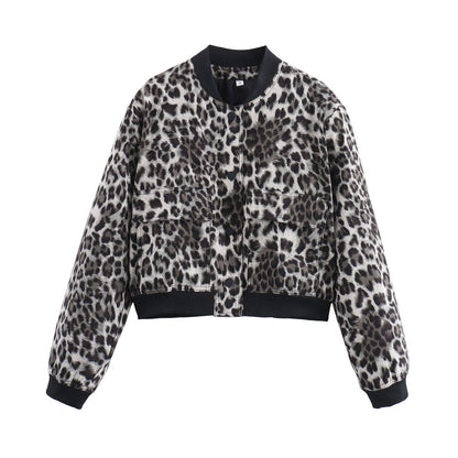 Miley – Cropped Utility Bomber Jacket