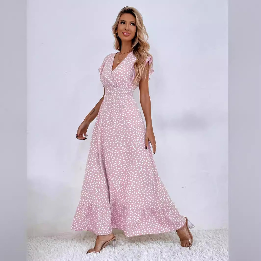 Effie – Ruffle Sleeve Maxi Dress