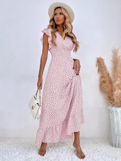 Effie – Ruffle Sleeve Maxi Dress
