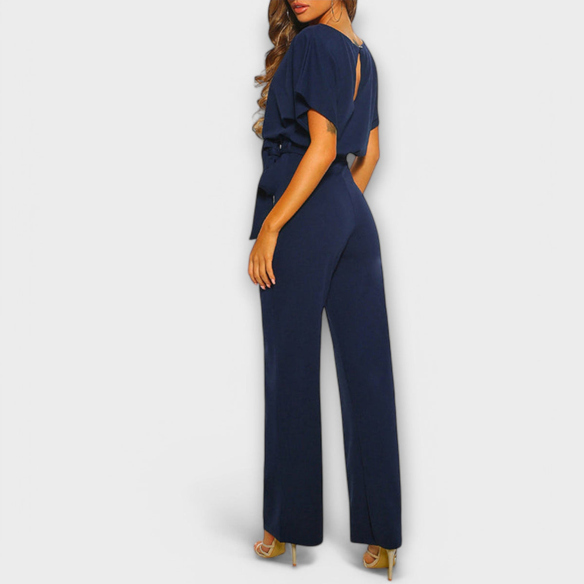Marlowe – Wide-Leg Belted Jumpsuit