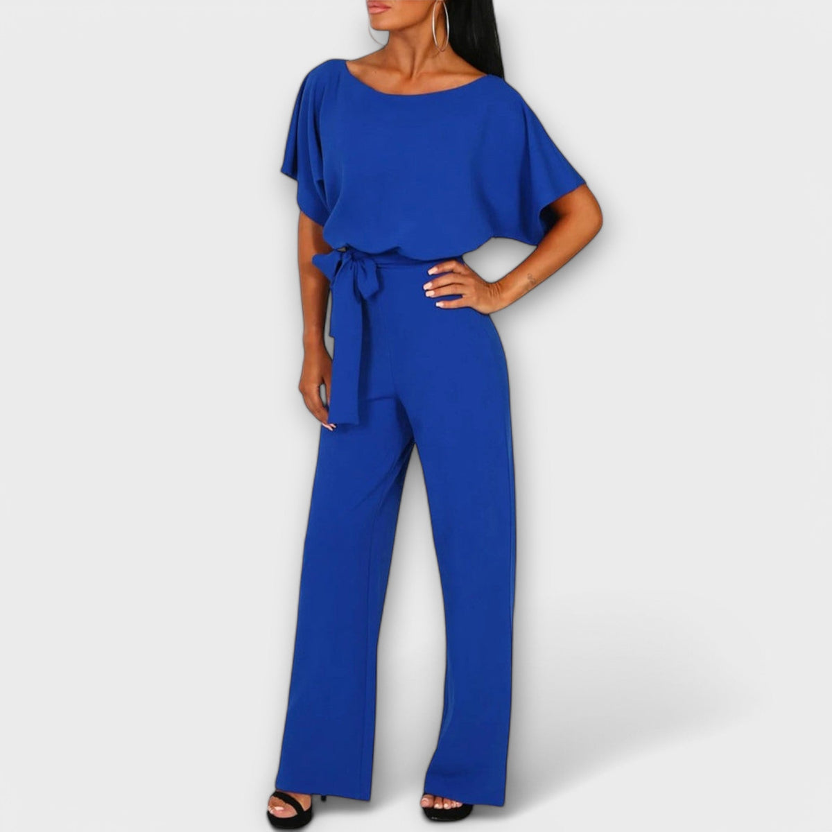 Marlowe – Wide-Leg Belted Jumpsuit