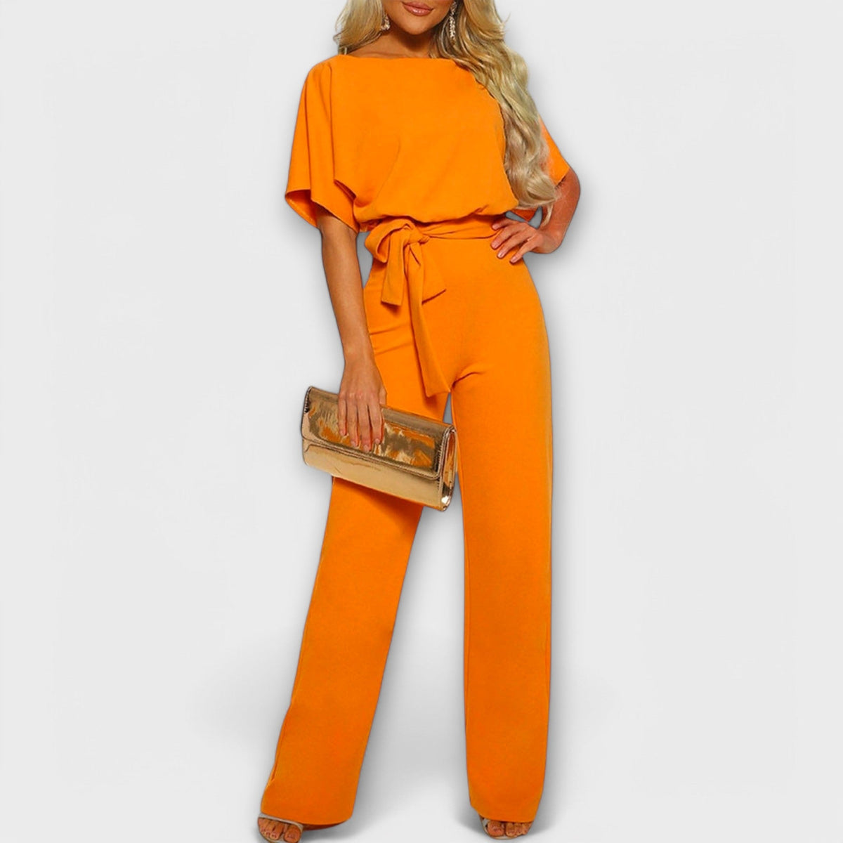 Marlowe – Wide-Leg Belted Jumpsuit
