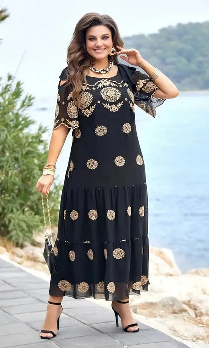 Dionne - Elegant Mesh Dress