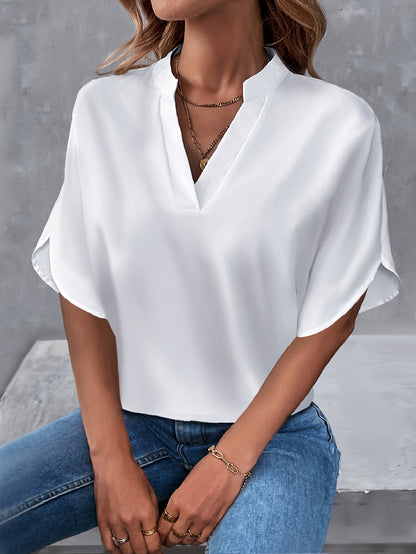 Lexa – Relaxed Fit V-Neck Blouse