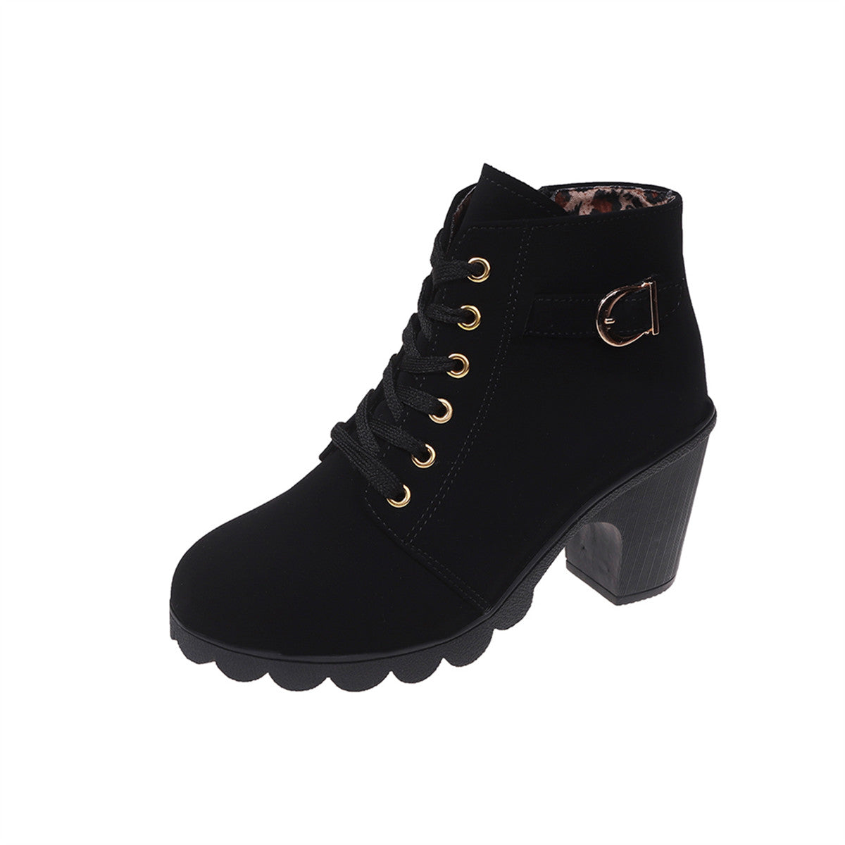 Riley – Heeled Side Zipper Ankle Boots