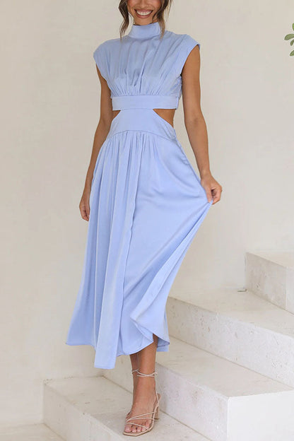 Quincy - Midi Dress With Cut-Out And Pockets