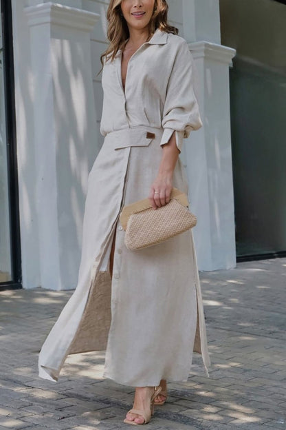 Jeanette - Maxi Dress With V-Neckline