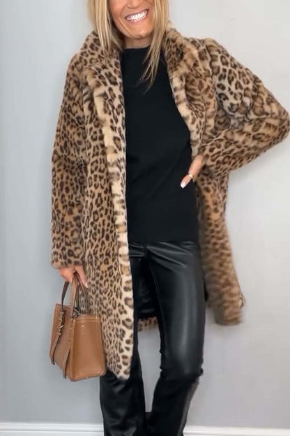 Leah™ | Leopard Print Coat