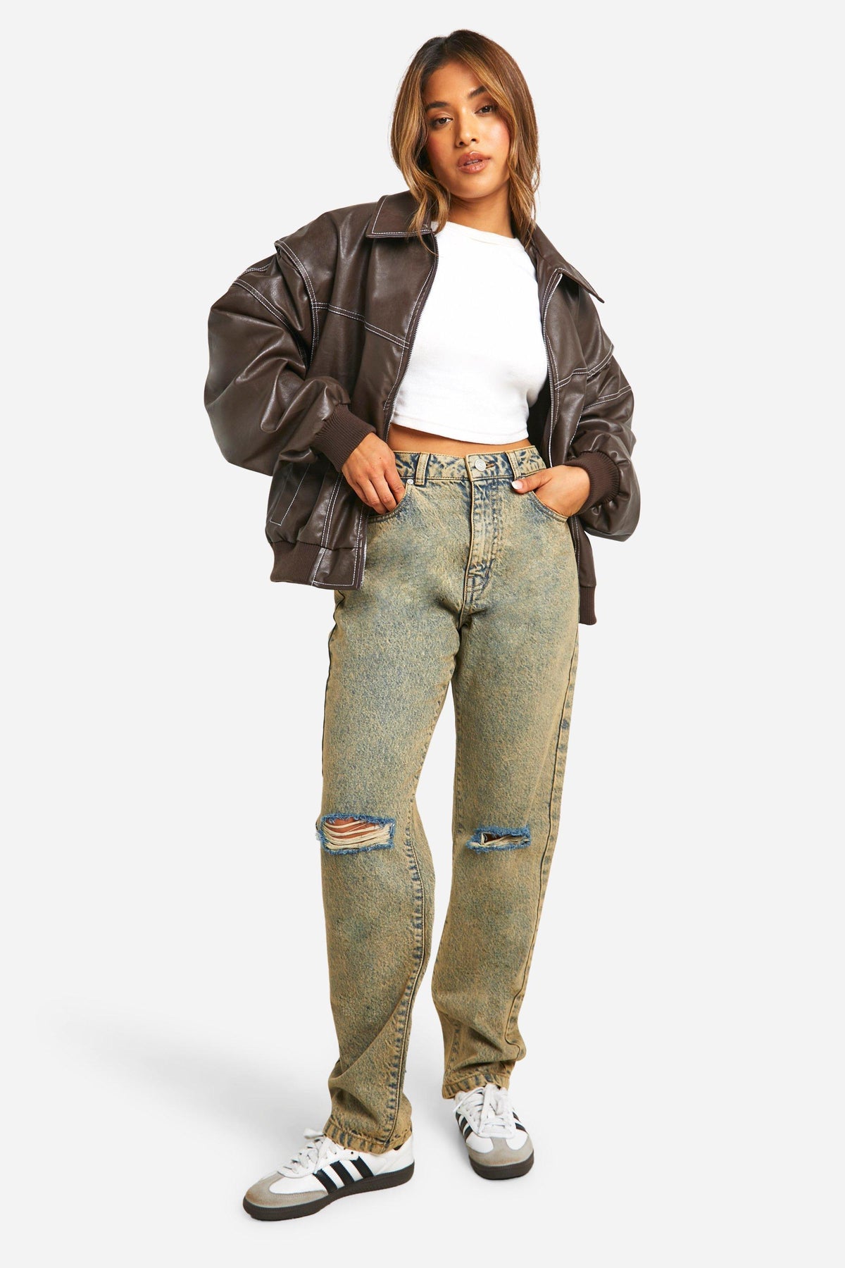 Classic Leather Bomber