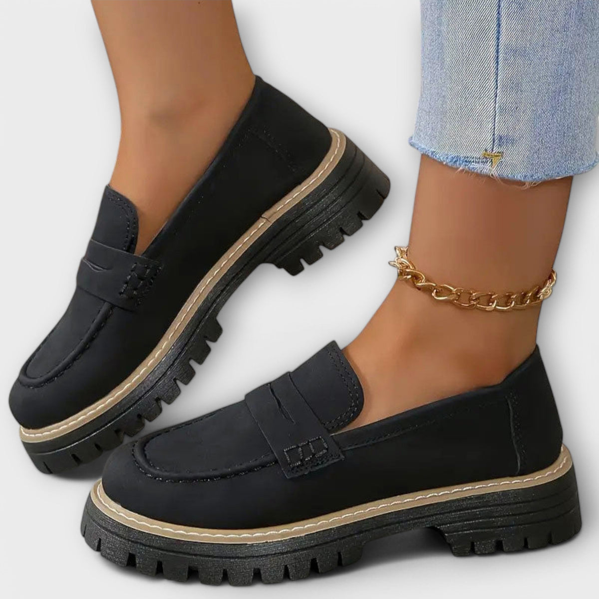 Miriam – Chunky Platform Loafers