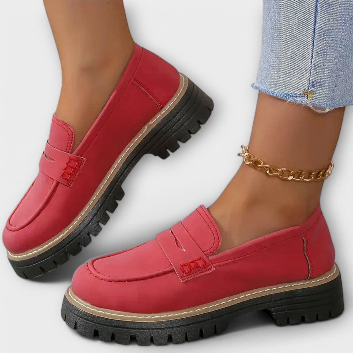 Miriam – Chunky Platform Loafers
